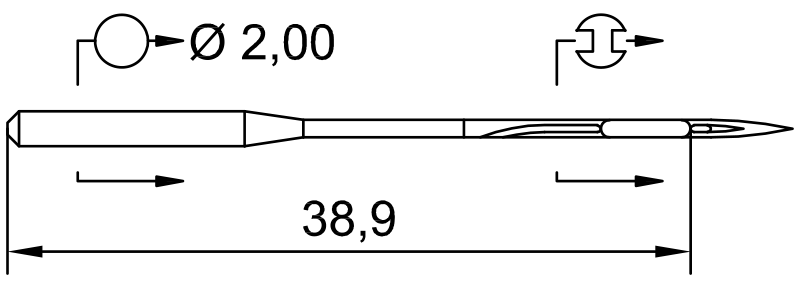 Промышленная игла SCHMETZ UY 133 GS SUK Z10 90