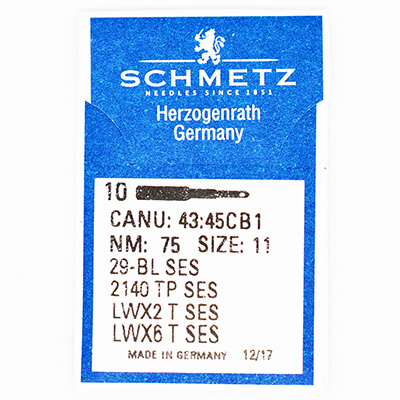 SCHMETZ industrial needle 29-BL SES D100 75