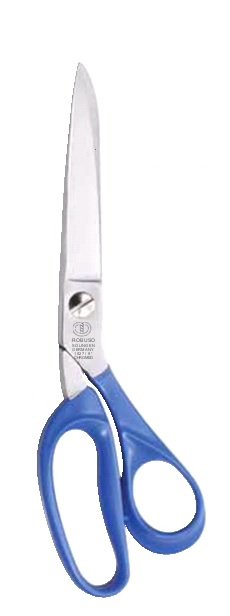 ROBUSO 1027/CR/9" Solingen scissors for cutting leather, felt, upholstery, and furniture fabrics.