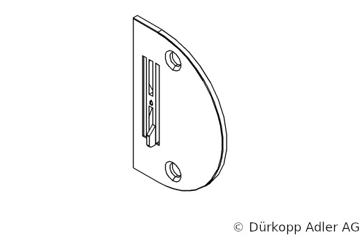 0271 006525 — throat plate