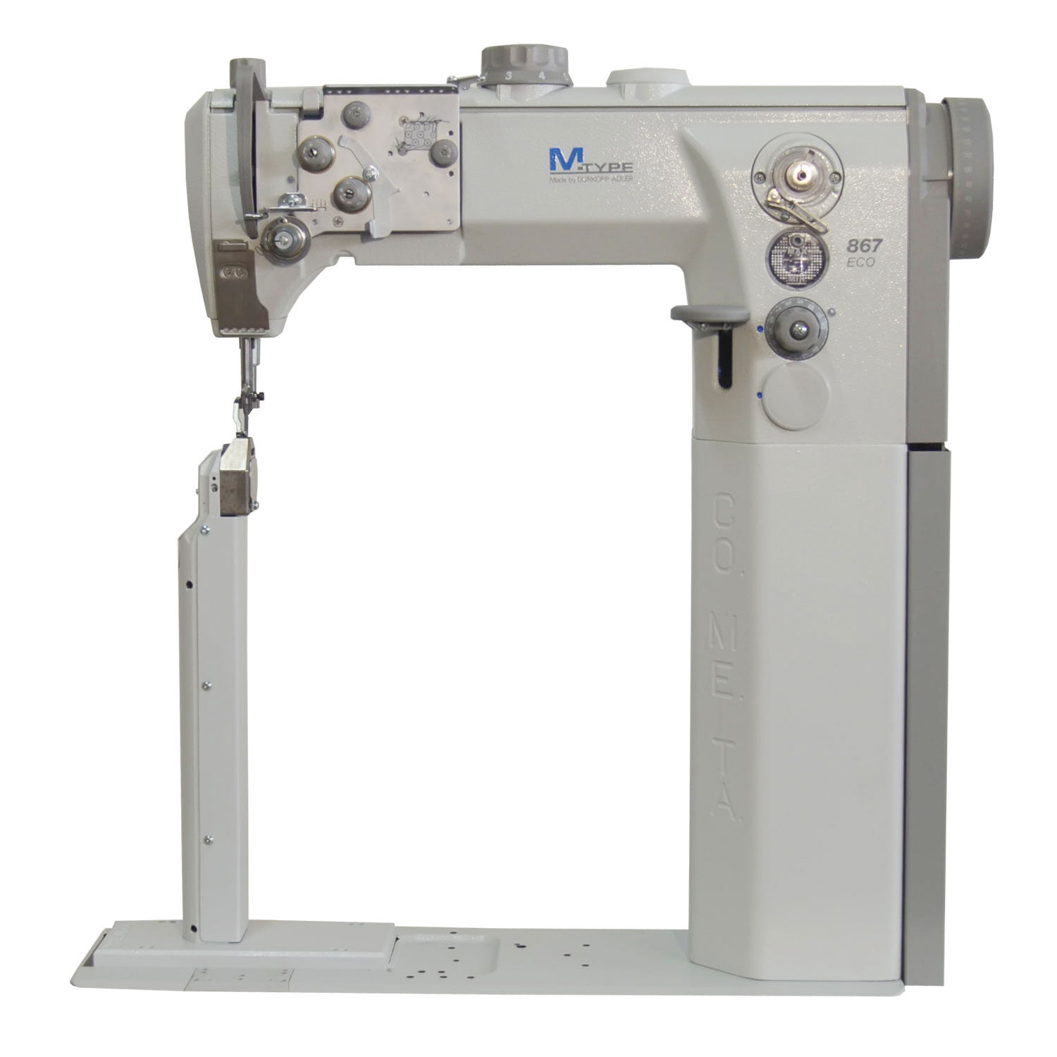 Cometa VCA 40 02 ES post bed, bottom feed, needle feed and alternating feet sewing machine with height adjustment up to 9 mm