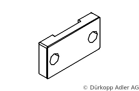 0580 101210 — прижимная пластина
