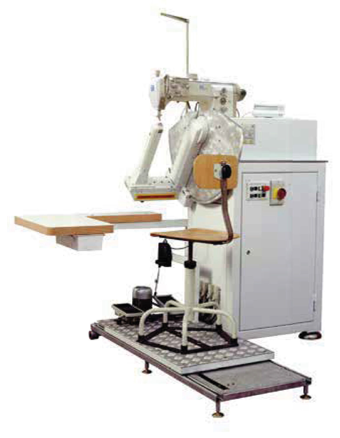 VBO TRIPLE FEEDING STANDARD Single needle lockstich sewing machine with oscillating arm and post bed