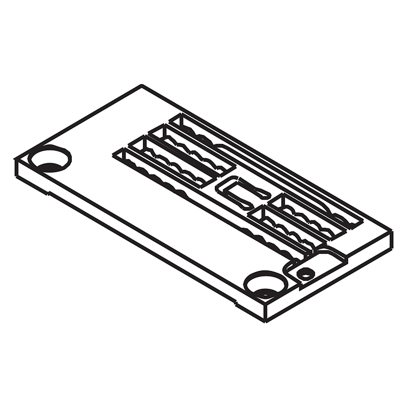 Y3508001 Needle Plate — Needle Plate for Yamato Coverstitch Machine Suitable for machine: