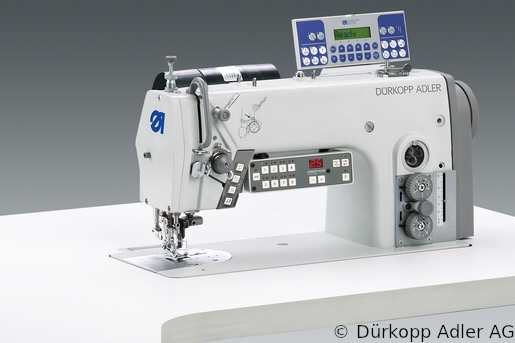275-742642-01 Dürkopp Adler 1-Needle lockstitch flatbed bottom feed and variable foot top feed sewing machine (0275 990126 025)