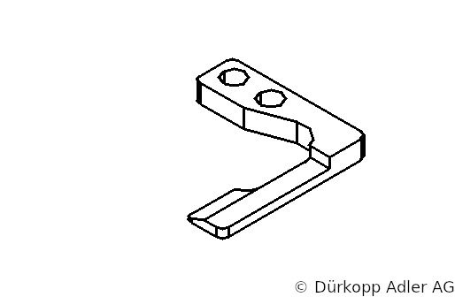 0195 006097 — прижимная пластина