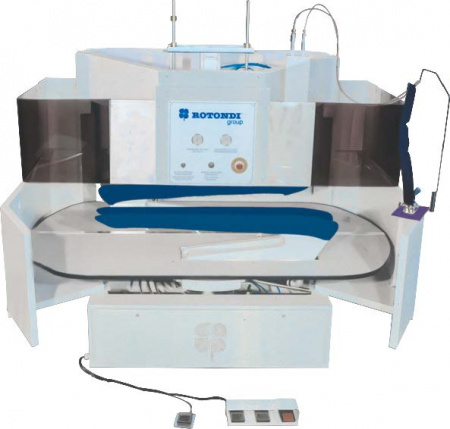 Rotondi 18RD B-22.8 Carousel with 180 degree rotation for leg seam opening