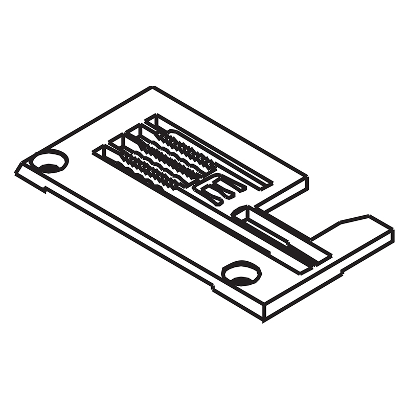 257051B48 Needle Plate — Needle Plate for Pegasus Coverstitch Machine Suitable for machine: