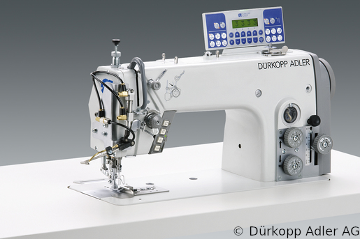 275-140342-01 Dürkopp Adler 1-Needle lockstitch flatbed bottom feed and variable foot top feed sewing machine (0275 990114 121)