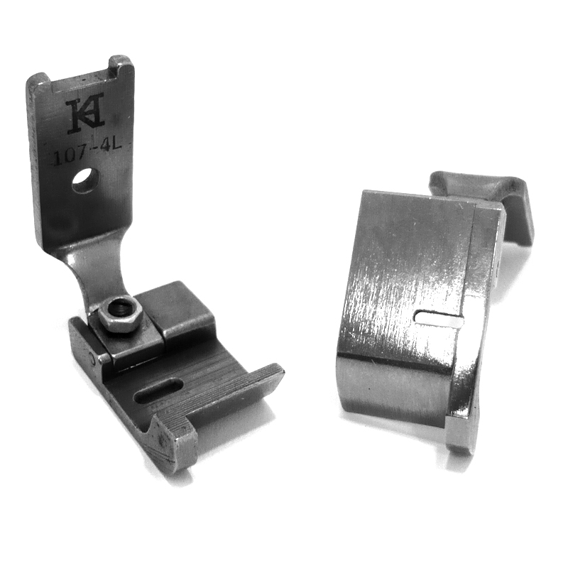 107-4L Guiding Foot — Left Guiding Foot for Singer / Juki Zigzag Machine Needle Hole Width : 6.5mm Pressing Width : 15mm