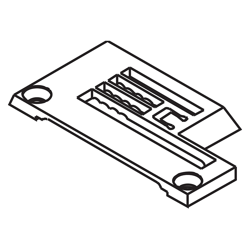 14-726 Needle Plate — Needle Plate for Kansai Special Coverstitch Machine Suitable for machine: