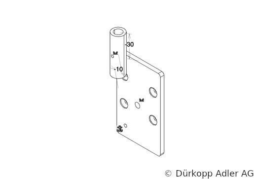 0067 241293 — fastening plate