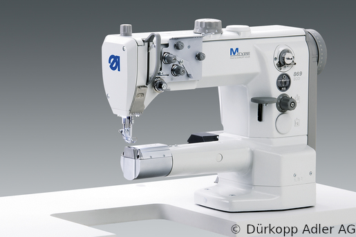 869-180020 Dürkopp Adler 1-Needle lockstitch cylinder arm bottom feed, needle feed and alternating foot top feed sewing machine (0869 990001 070)