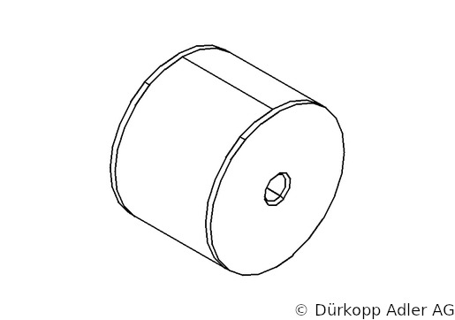 0557 001554 — резиновый амортизатор