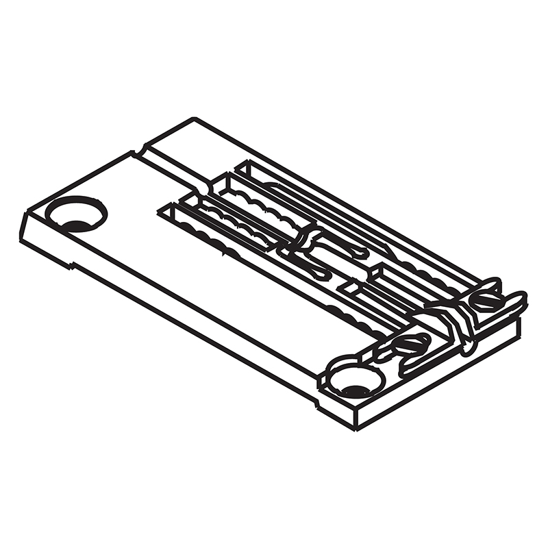 Y3508040 Needle Plate — Needle Plate for Yamato Coverstitch Machine Suitable for machine: