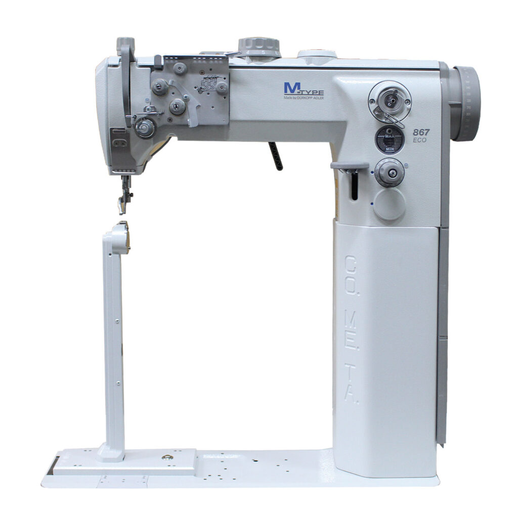 Cometa VCA 40 02 XXS post bed, bottom feed, needle feed and alternating feet sewing machine with height adjustment up to 9 mm