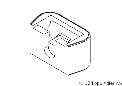 0281 400030 — Нижняя часть шарнира