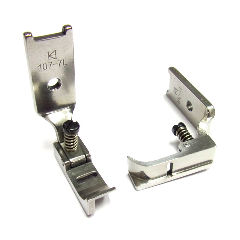 107-7L Guiding Foot — Left Guiding Foot for Singer / Juki Zigzag Machine Needle Hole Width : 6mm Pressing Width : 6.5mm