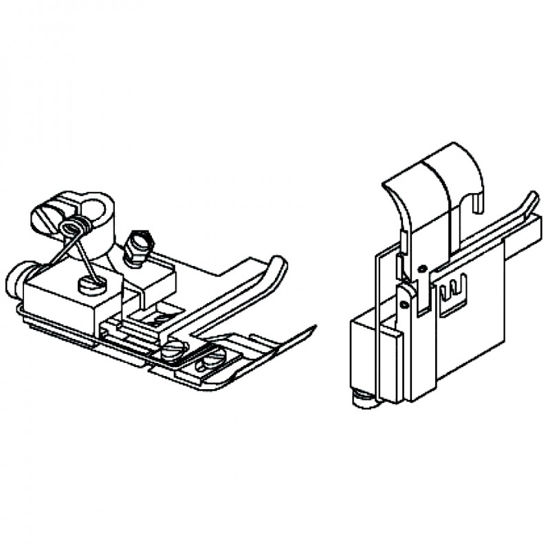 Y95315 Presser Foot — Presser Foot for Coverstitch Machine Presser Bar Internal Diameter: 6.0mm Suitable for machine: