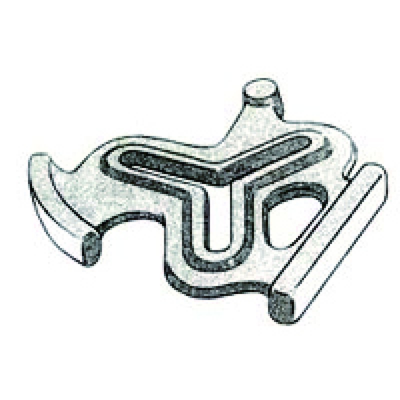 KG8 Three Corner Sewing Gauge(Metal) — 3-Corner Sewing Gauge Three different types of guides. Straight edge stitching, curve edge guide stitching and small curve guide for sharp curves. Made of metal