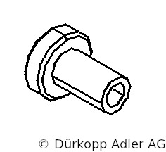 0944 001431 — knurled screw