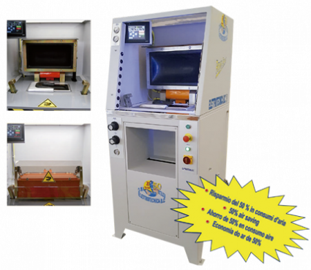 Elettrotecnica BC Mod755PS/K Pneumatic assembling for soles complete at 1 station