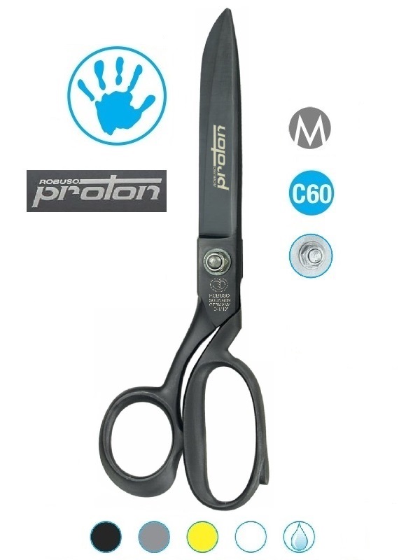 ROBUSO-proton 1041/S Solingen scissors for left-handers, for cutting impregnated aramid, carbon, and fiberglass fabrics.