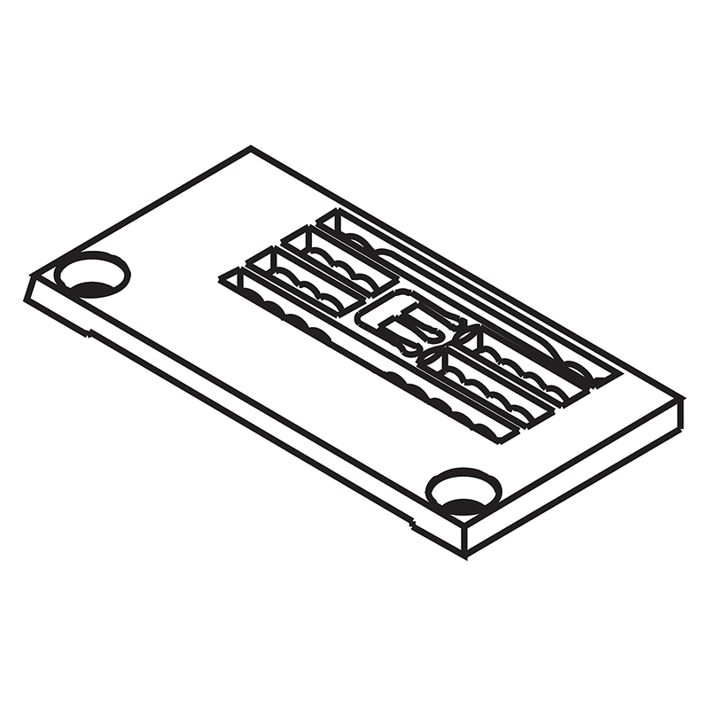 Y94802 Needle Plate — Needle Plate for Yamato Coverstitch Machine Suitable for machine: