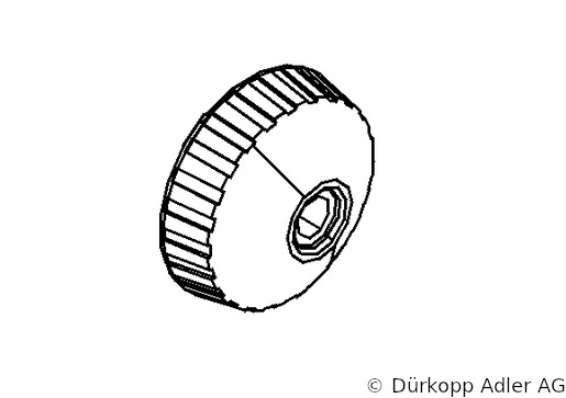 0381 110230 — knurled nut