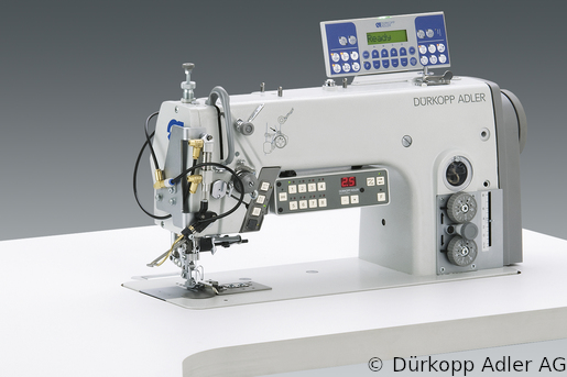 275-142342-01 Dürkopp Adler 1-Needle lockstitch flatbed bottom feed and variable foot top feed sewing machine (0275 990116 011)