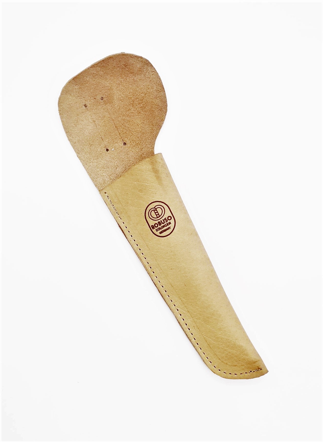 Leather quiver for 11" tailor scissors.