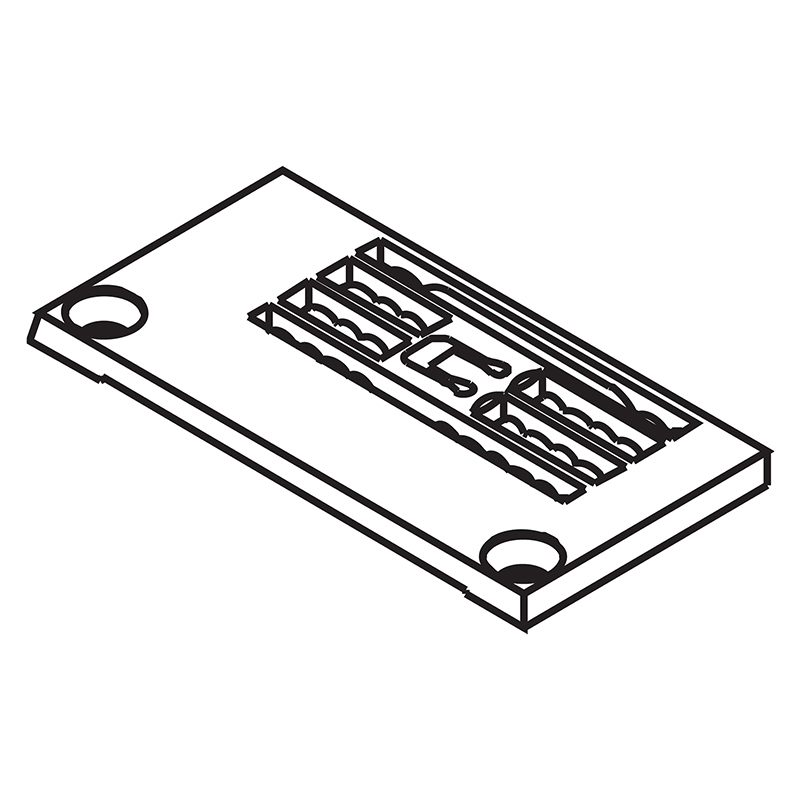 Y3108132 Needle Plate — Needle Plate for Yamato Coverstitch Machine Suitable for machine: