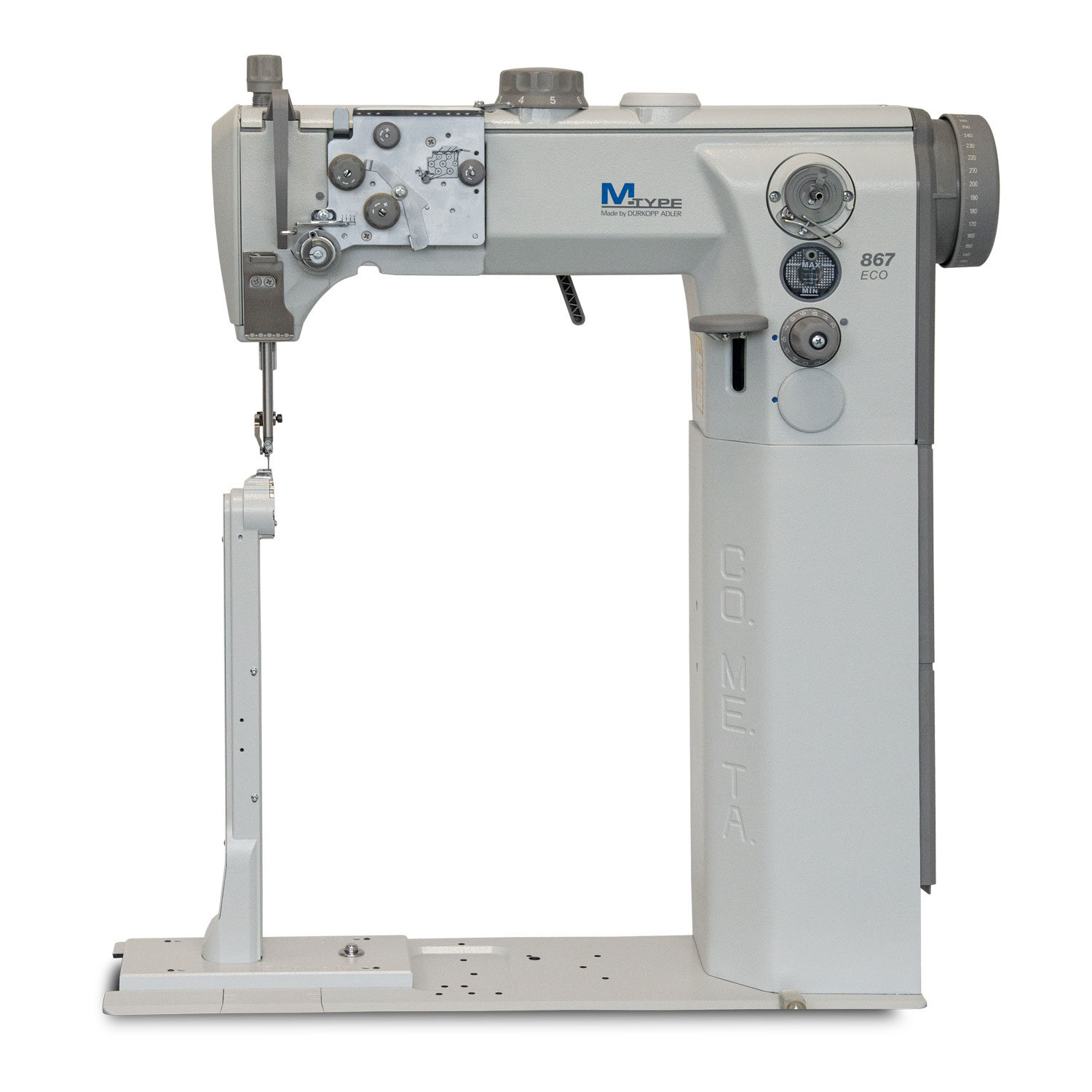 Cometa VCA 40 02 XXS+3cm post bed, bottom feed, needle feed and alternating feet sewing machine with height adjustment up to 9 mm