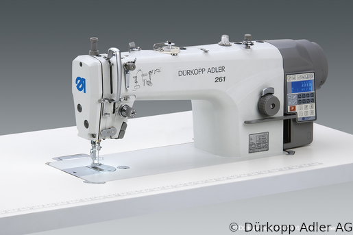 261-160362 Dürkopp Adler 1-Needle lockstitch two thread-chainstitch flatbed bottom feed sewing machine (0261 990002 003)