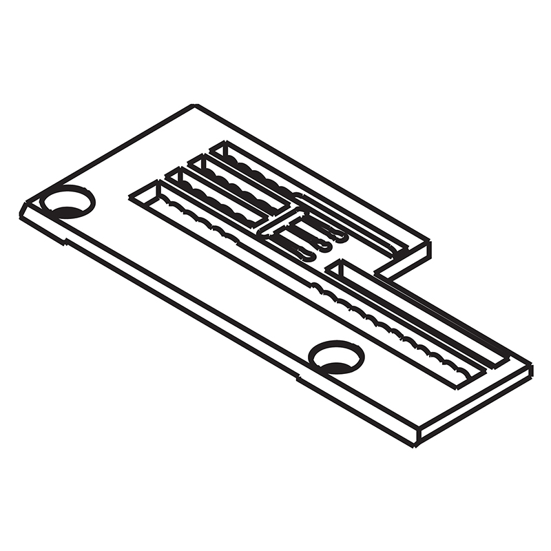 Y3108001 Needle Plate — Needle Plate for Yamato Coverstitch Machine Suitable for machine: