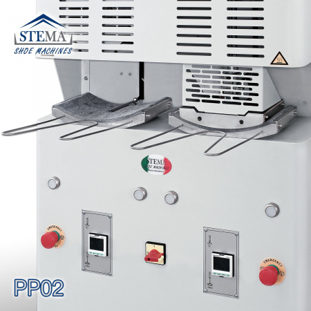 Stema PP02 Pneumatic double small press for the application of tips for stand