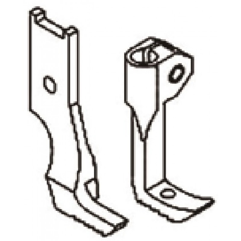 17083-B2 Прижимная лапка + 17086-B2 Транспортирующая лапка