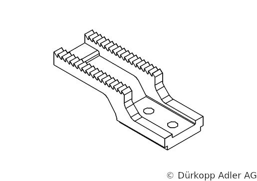 0204 210040 — зубчатая рейка