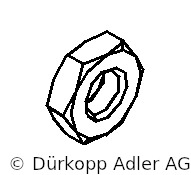 9231 000387 — Гайка шестигранная