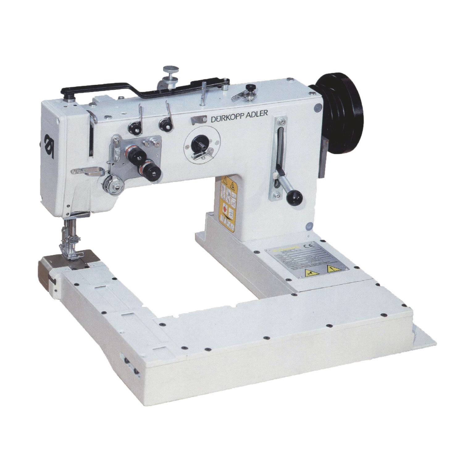 Cometa VBR 02 BR Feed-of the arm machine (U-Type), tween-needle, bottom feed, needle feed, alternating feet, lockstitch.