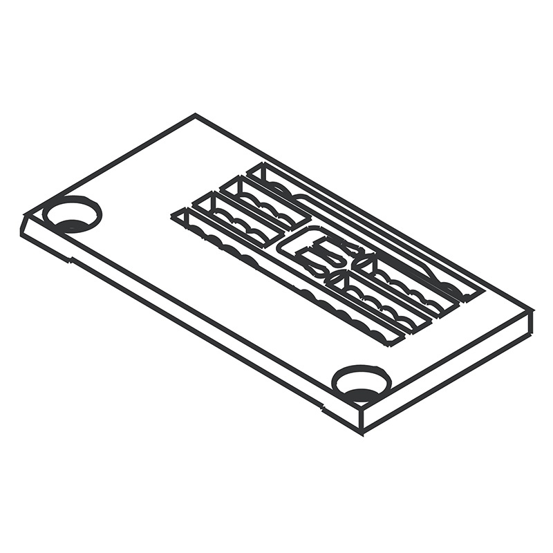259620B56 Needle Plate — Needle Plate for Pegasus Coverstitch Machine Suitable for machine: