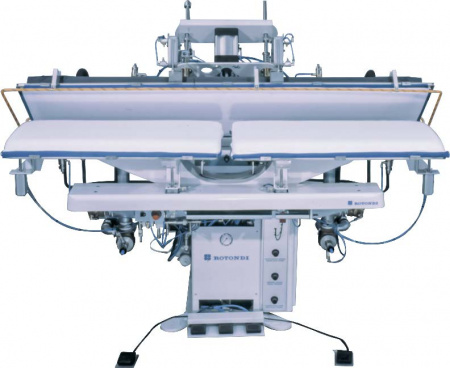 Rotondi FRV E-203 Double legger with vertical full back movement, head divided into three steam chambers, LEONARDO computer and stretch screens
