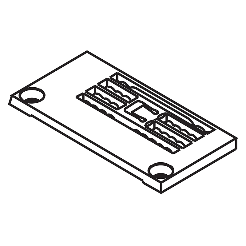 Y93172 Needle Plate — Needle Plate for Yamato Coverstitch Machine Suitable for machine:
