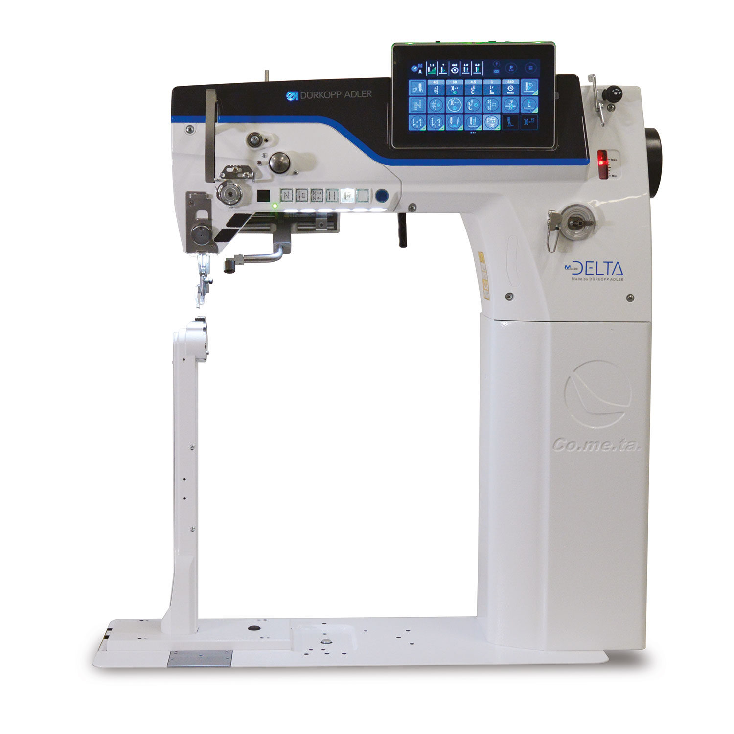 Cometa VCA 40 02 XXS DELTA post bed, bottom feed, needle feed and alternating feet sewing machine with height adjustment up to 9 mm
