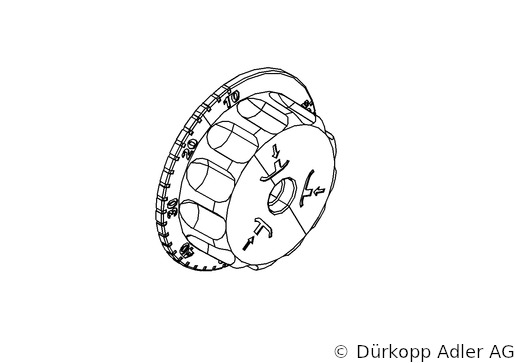 0281 130590 — регулировочное колесо