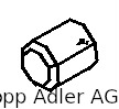 0992 023810 — threaded pin