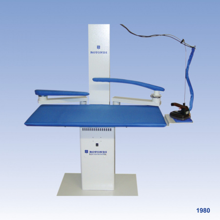 Rotondi 1980 Series Vacuum and-or vacuum-blowing rectangular ironing table