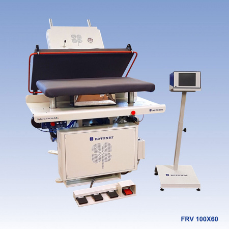 Rotondi FRV 100x60/ASP Vertical full back press for DIN fabric shrinking test