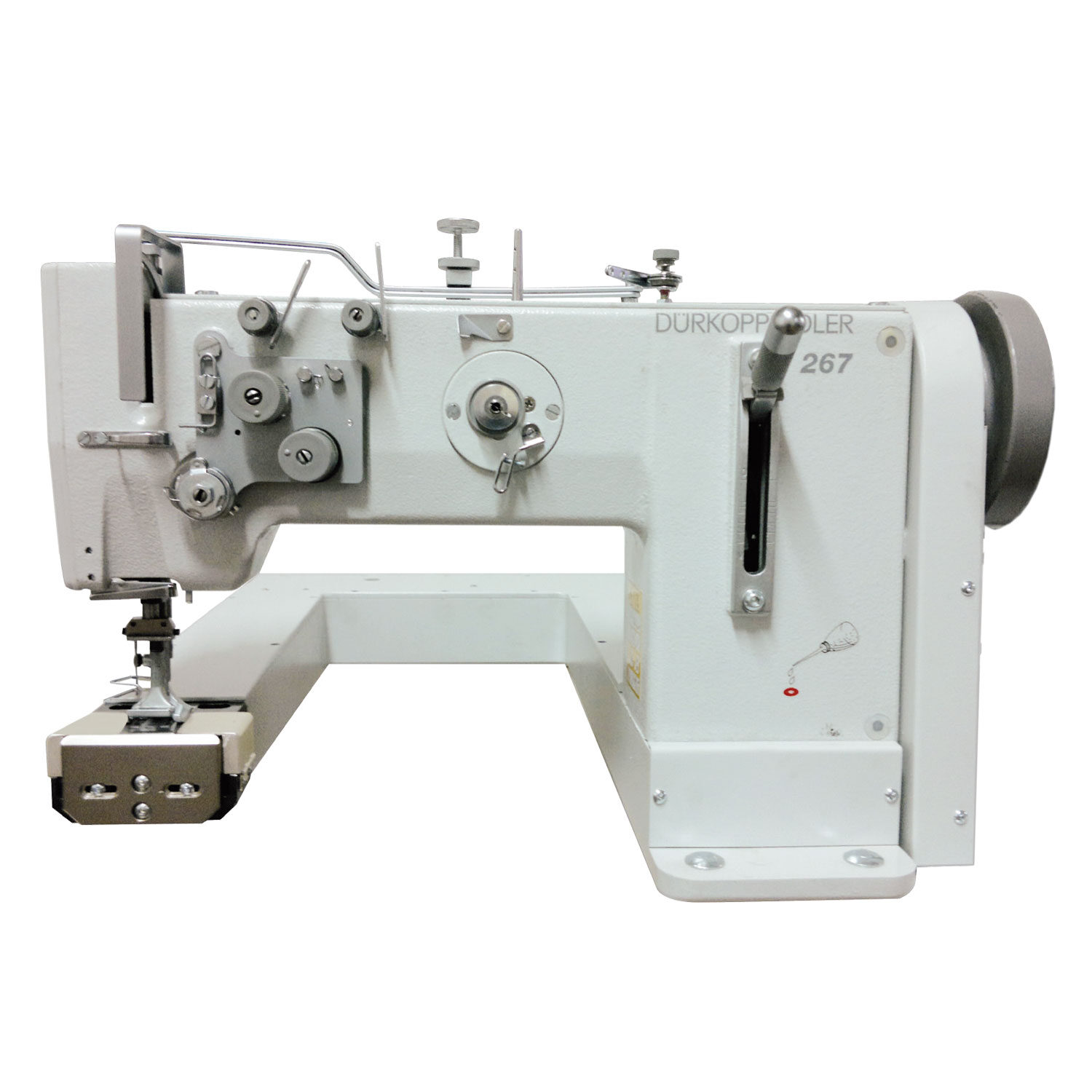 Cometa VBR 02 BF Feed-of the arm machine (front U-Type), tween-needle, bottom feed, needle feed, alternating feet, lockstitch.