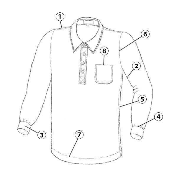 Pegasus Knit shirts long sleeves